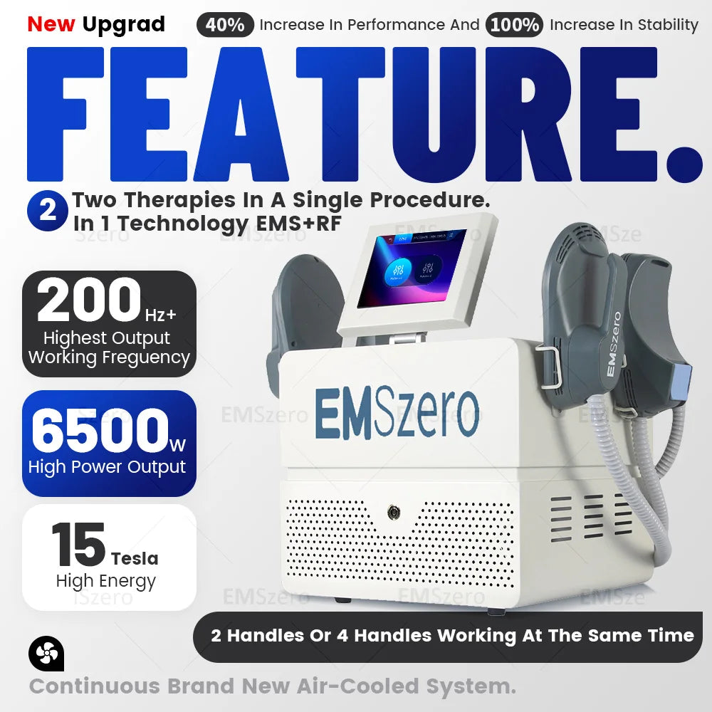 Emszero Pro 6500W Neo Hiet Ems Emt Rf Machine For Body Sculpting
