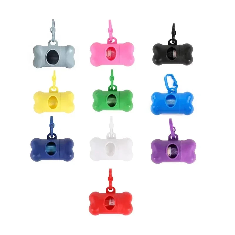 Bone Shaped Portable Dog Waste Bag Dispenser For Daily Walks