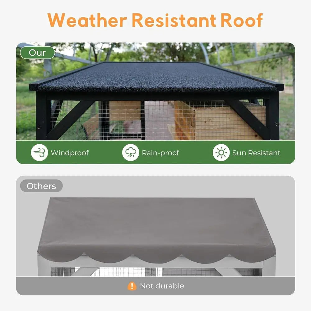 Tiered Outdoor Cat Catio With Removable Platforms And Weatherproof Roof