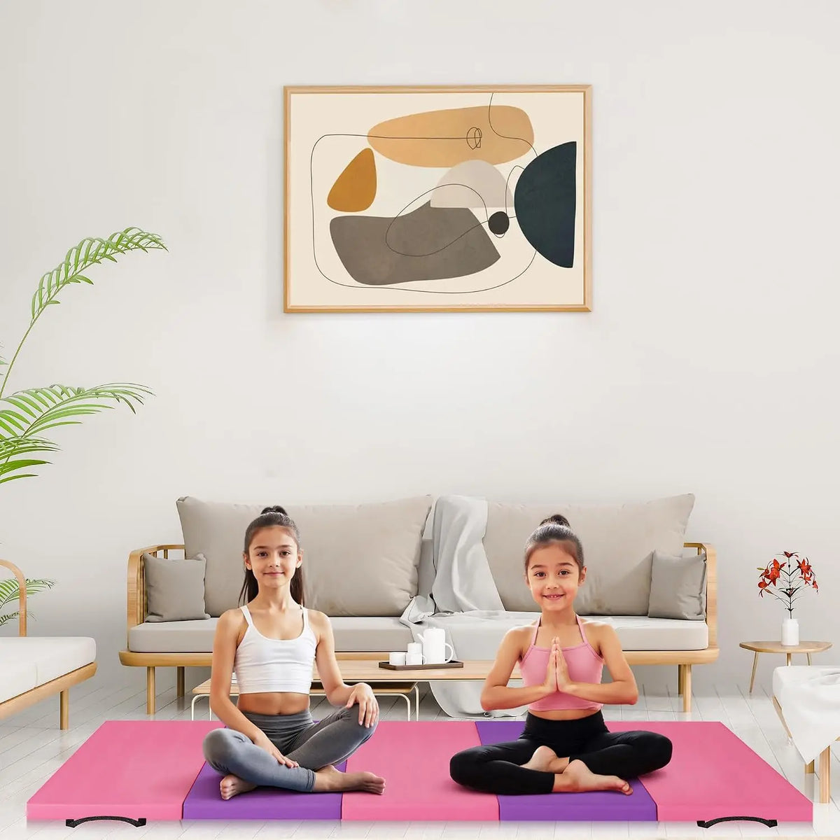 Foldable Non Slip Yoga And Gymnastics Exercise Floor Mat