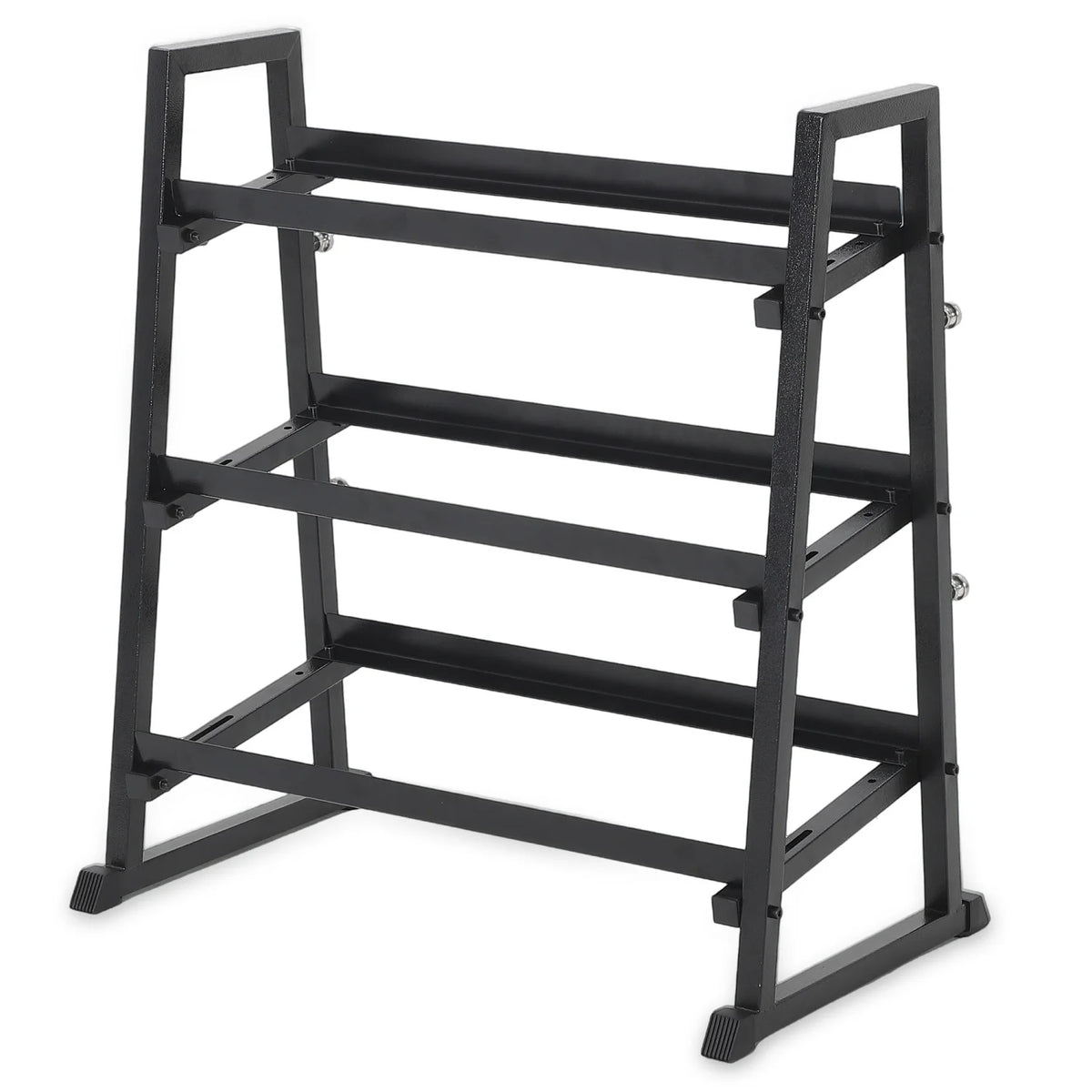 Heavy Duty Three Tier Dumbbell Rack For Home Gym Storage
