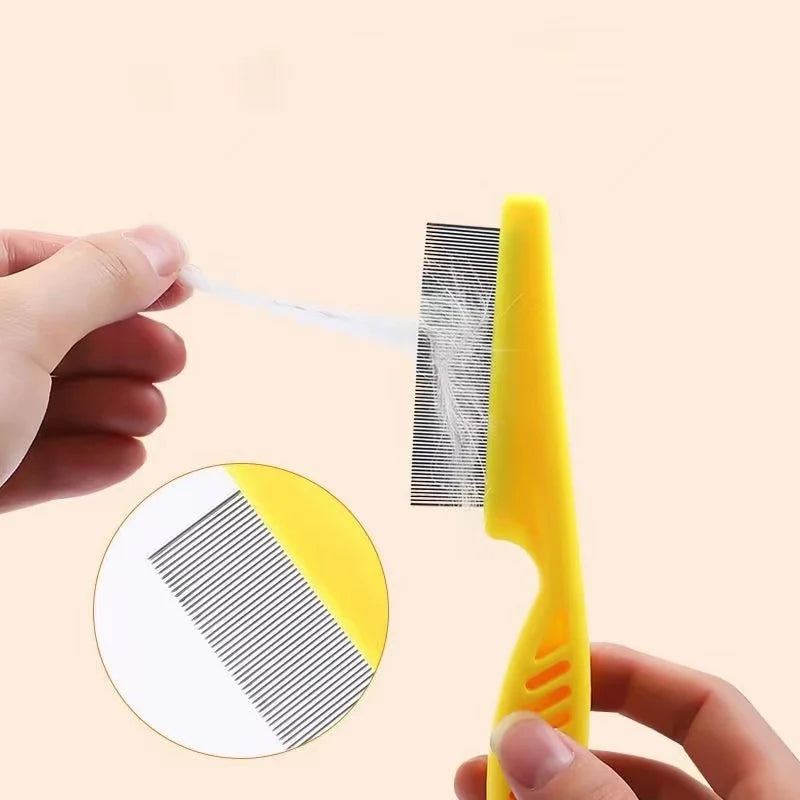 Stainless Steel Pet Hair Shedding Comb For Cats And Dogs