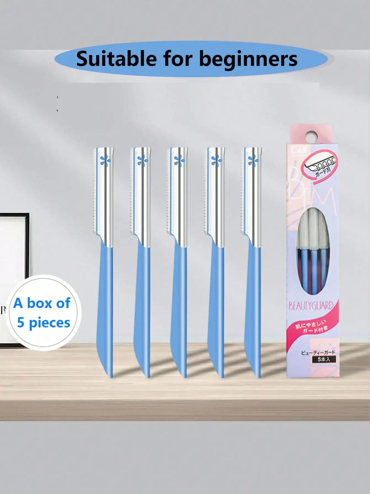 Professional Stainless Steel Eyebrow Trimmer for Smooth Grooming