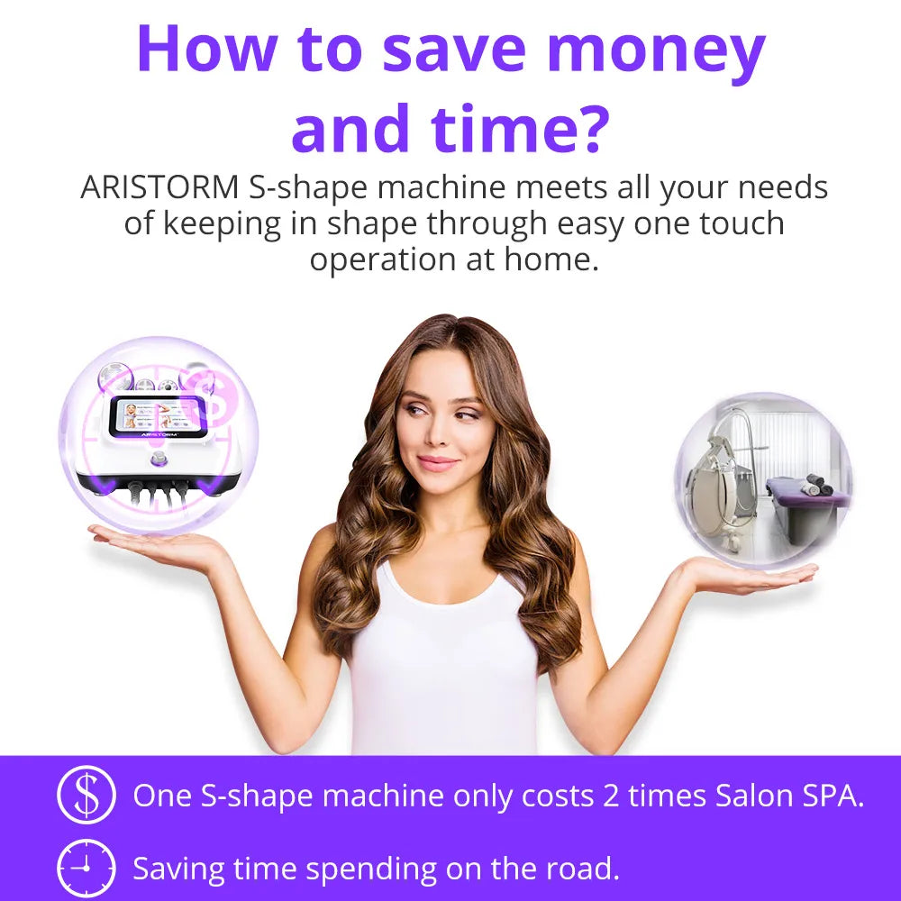 Ultrasonic Cavitation And Radio Frequency Skin Tightening Machine