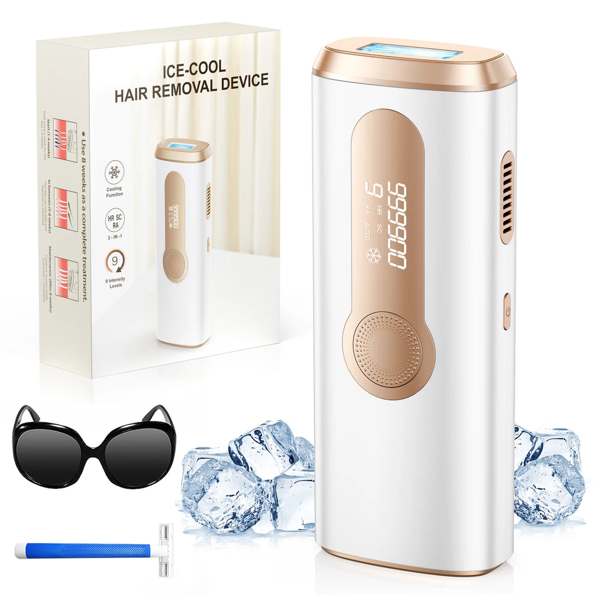 Totmizby IPL Laser Epilator Painless Permanent Hair Remover
