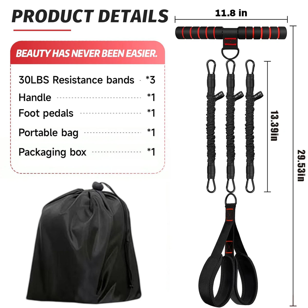 Adjustable Ankle Resistance Bands for Leg and Glute Workouts