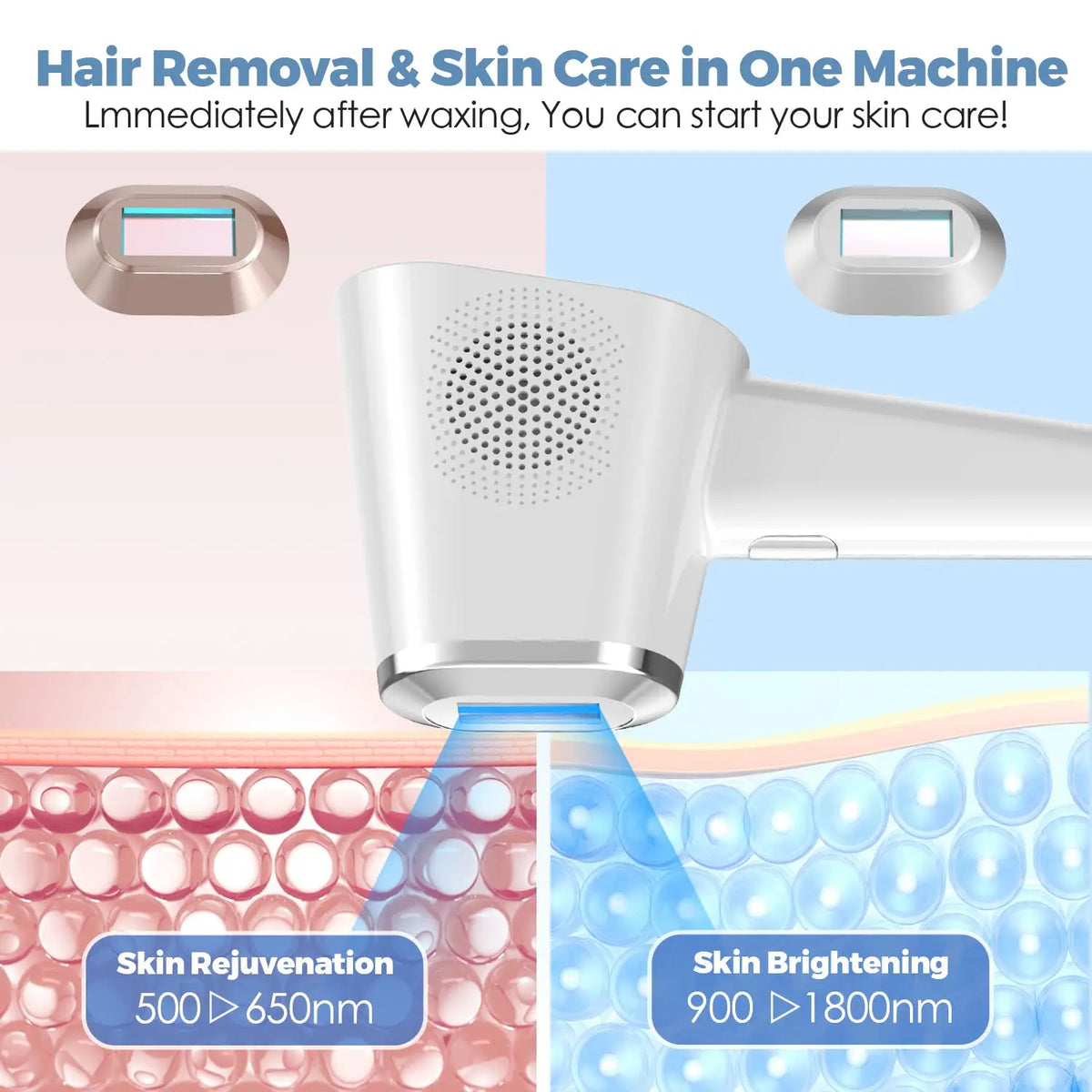 Advanced Hair Removal Epilator Device With Integrated Cooling System