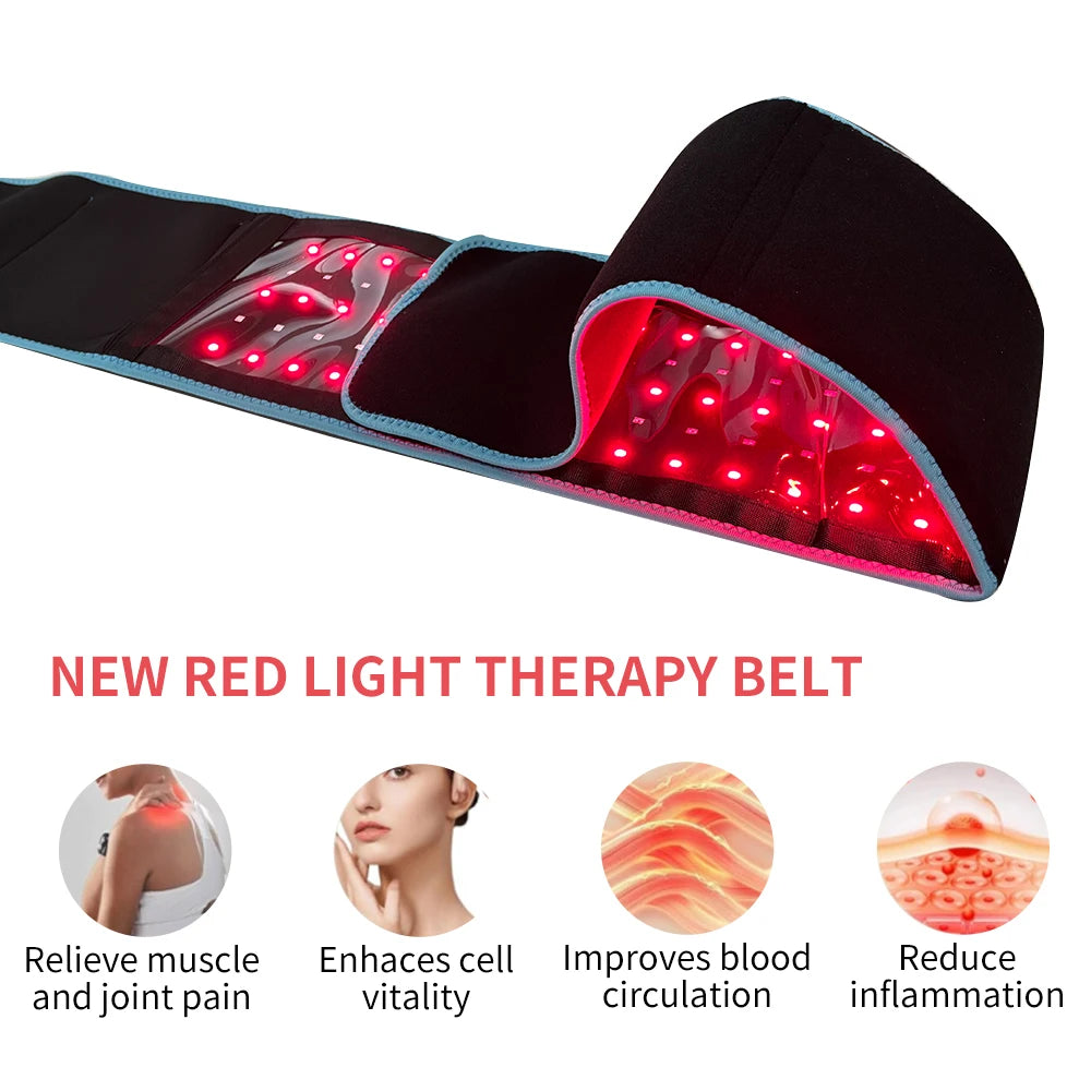 Red Light Belt 660nm 850nm Near Infrared Therapy Wrap