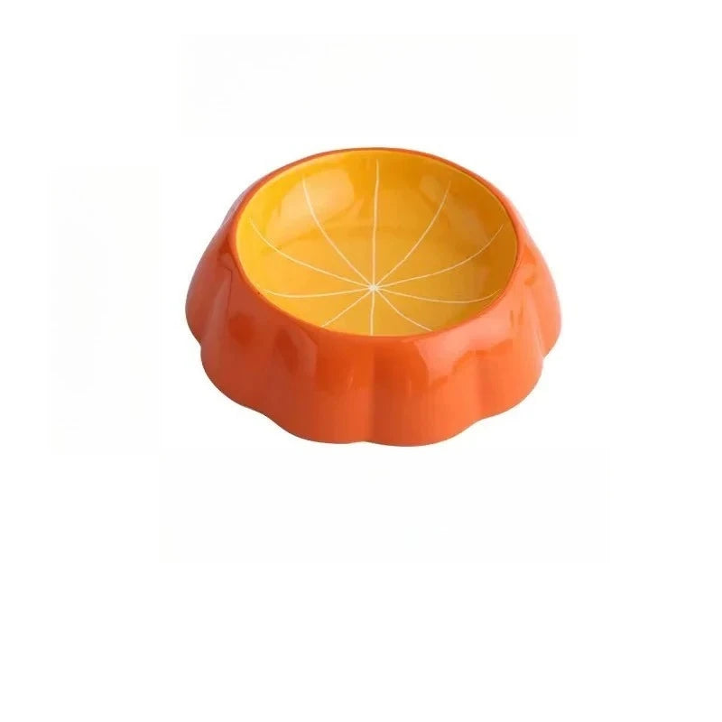 Watermelon Strawberry Shaped Pet Ceramic Bowl For Cats And Dogs