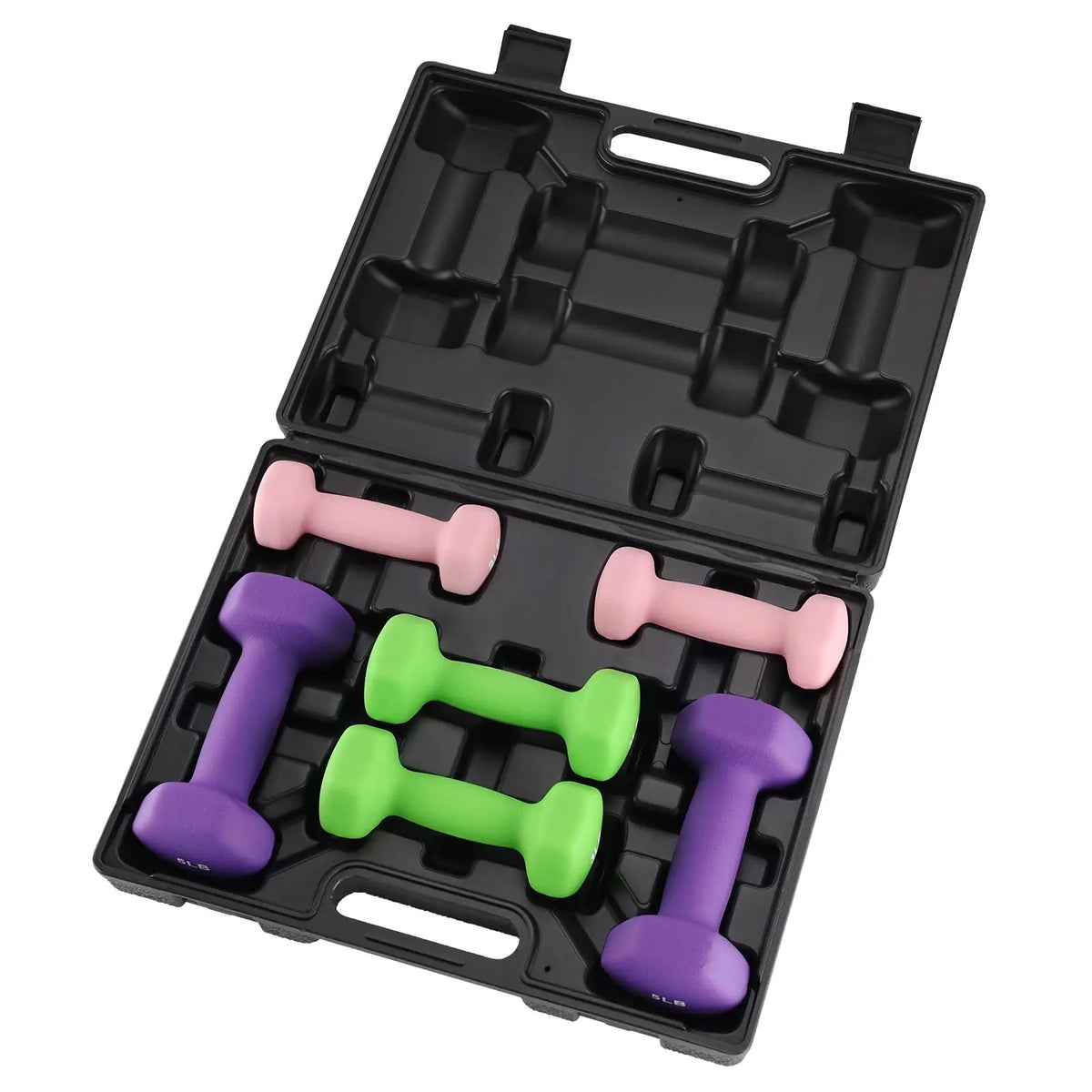 Neoprene Coated Dumbbell Set For Home Strength Training