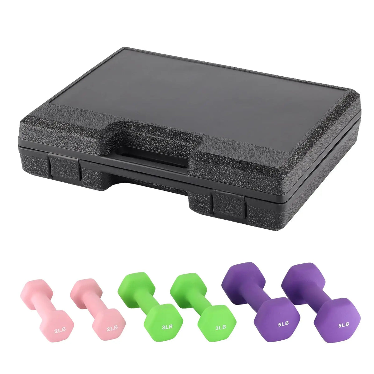 Neoprene Coated Dumbbell Set For Home Strength Training