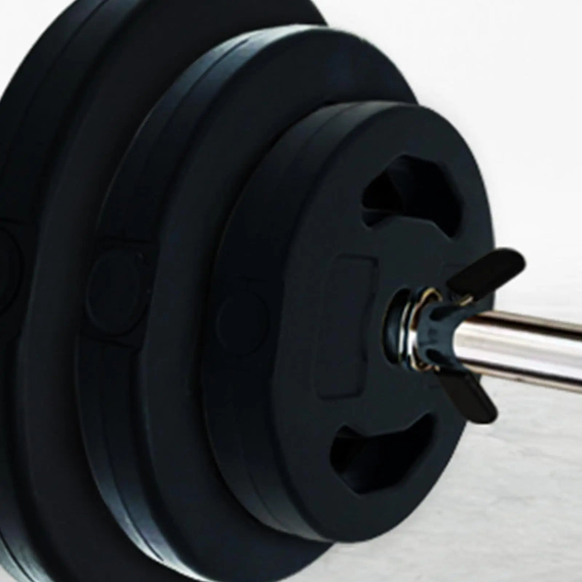 Adjustable PU Coated Barbell Dumbbell Weight Set With Clamps