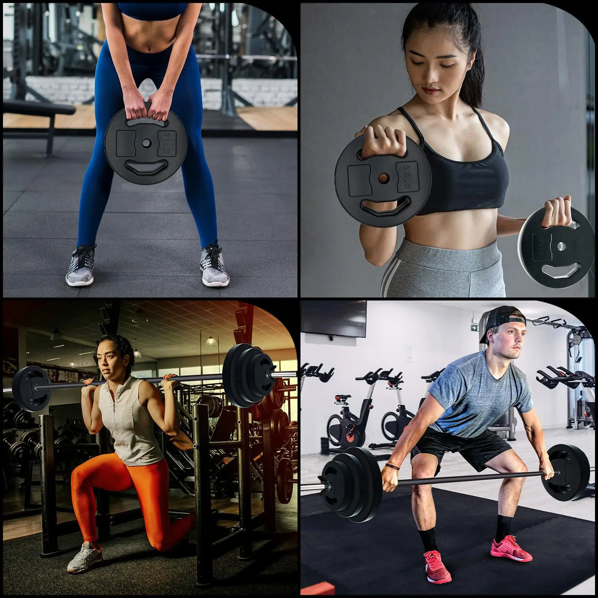 Adjustable PU Coated Barbell Dumbbell Weight Set With Clamps