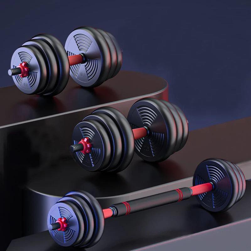 5 To 44Lb Adjustable Dumbbell And Barbell Set