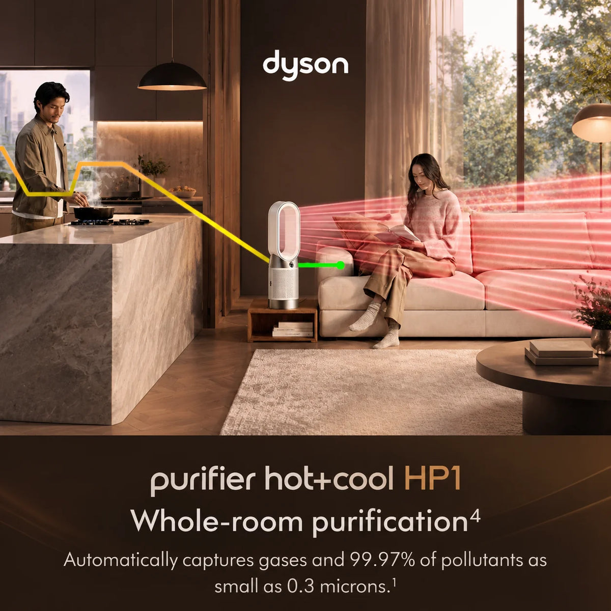 Dyson HP1 Hot Cool Purifier Heater Fan With HEPA Filtration