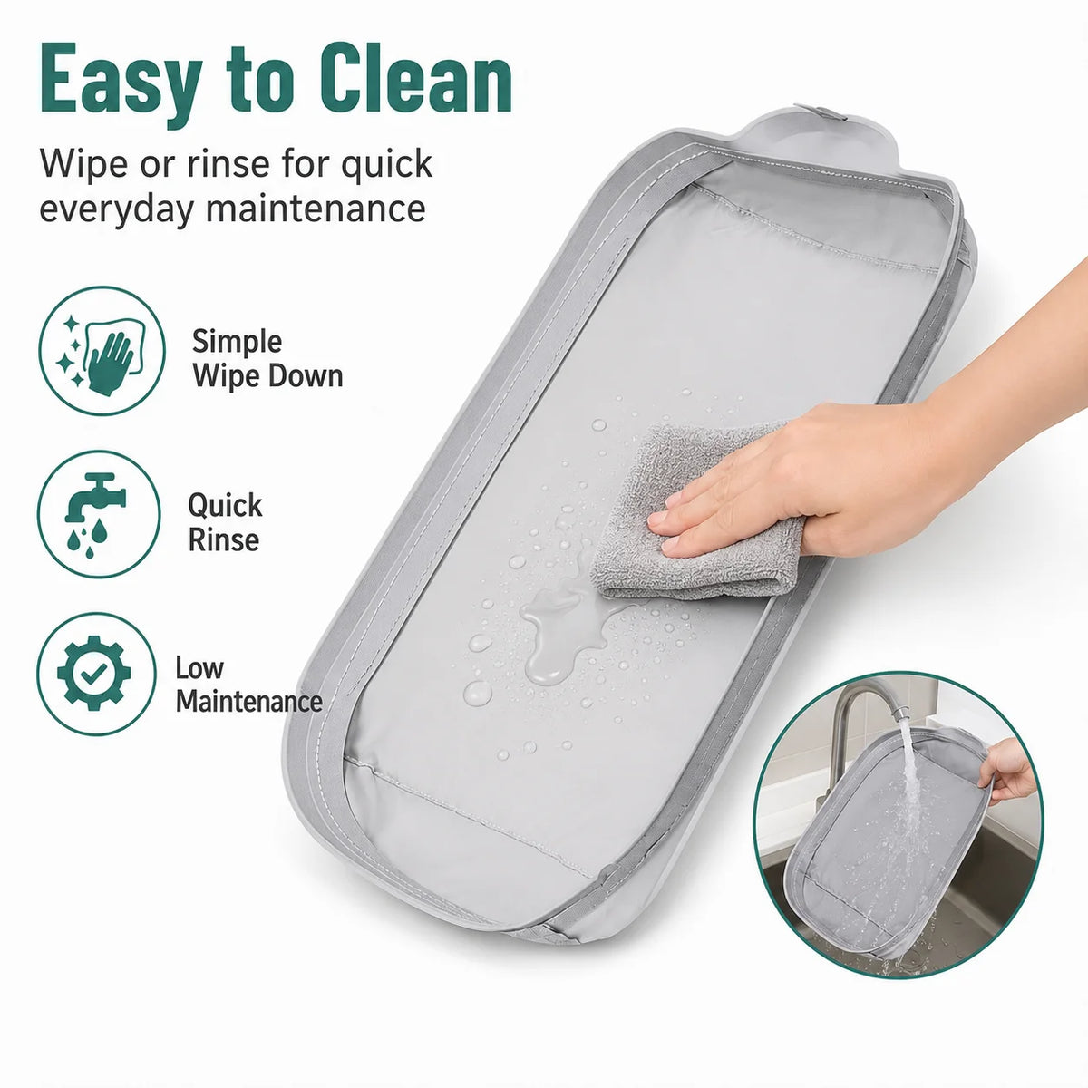 Non Slip Washable Waterproof Cat Litter Trapping Mat