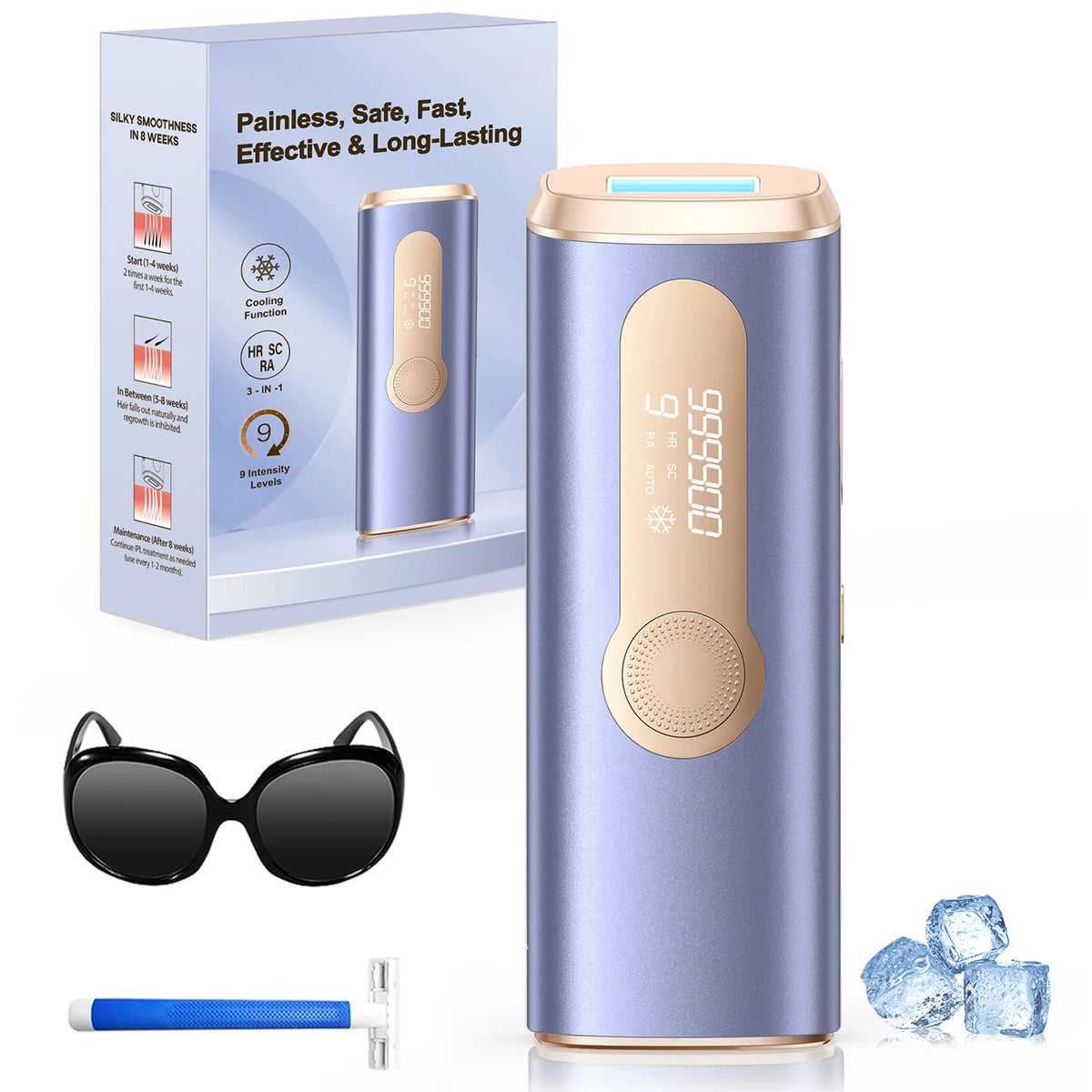 Totmizby IPL Laser Epilator Painless Permanent Hair Remover