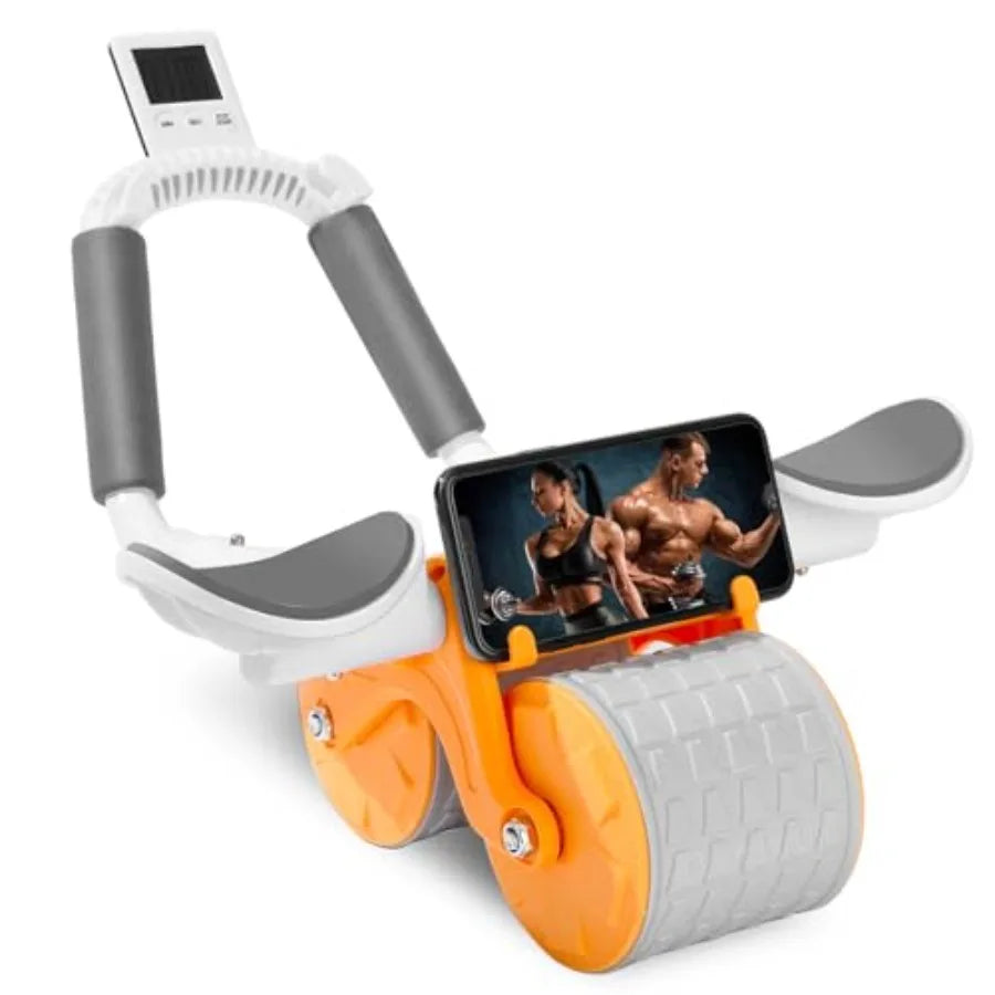 Upgraded Ab Roller Wheel With Knee Mat And Timer