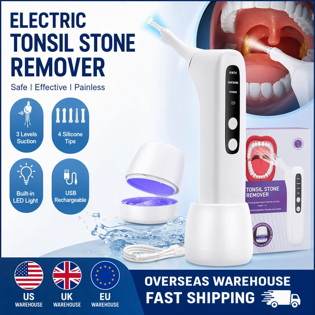 Hailicare Electric Tonsil Stone Remover With UV Hygienic Case