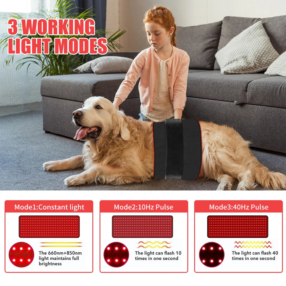 Red Light Therapy Pad 660nm 850nm Infrared For Back Shoulders
