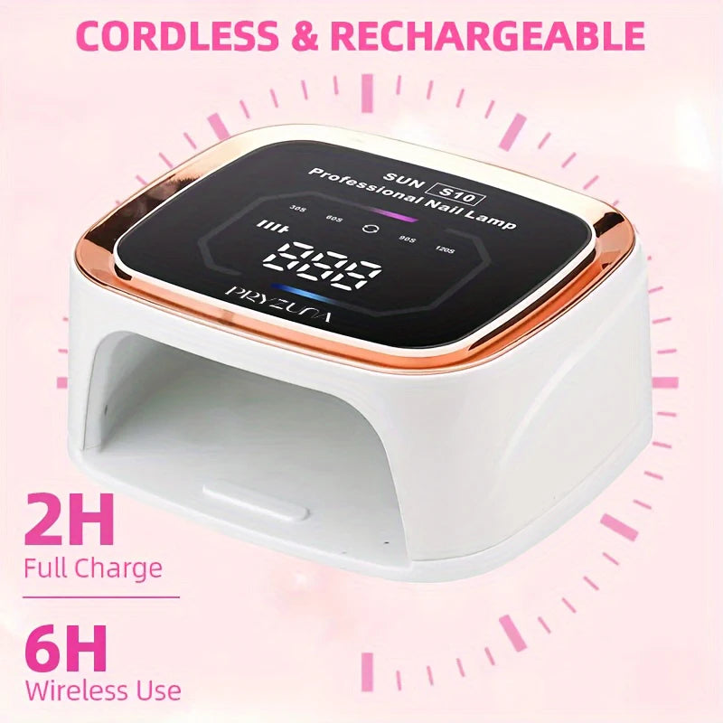 SAYSALLY Rechargeable Cordless Nail Dryer Lamp For Gel Polish Curing