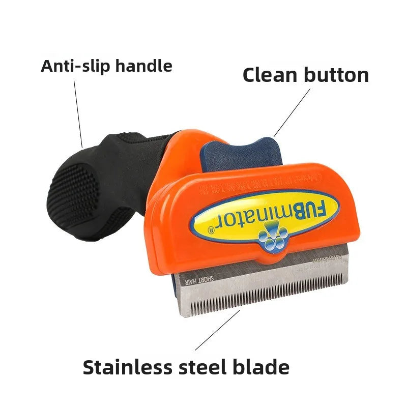 Professional Pet Grooming Brush For Dogs And Cats Deshedding Tool