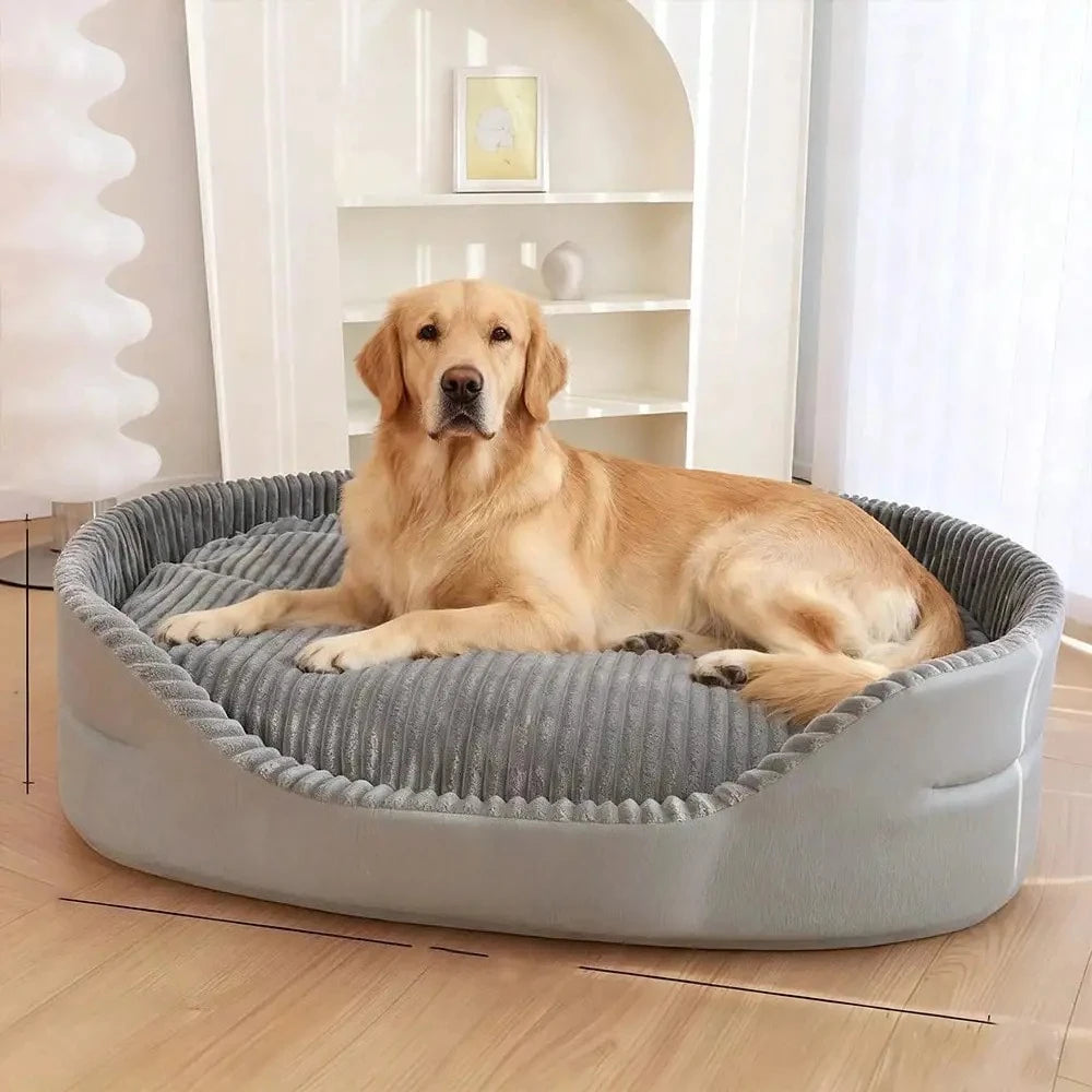 Soft Machine Washable Cotton Pet Bed For Dogs And Cats