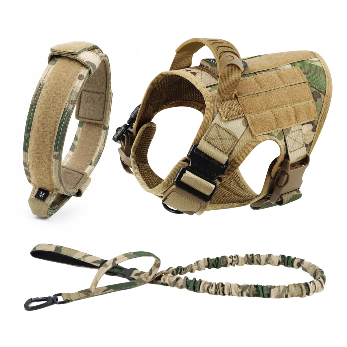 PETRAVEL Padded Dog Harness Leash Set for Training Walking