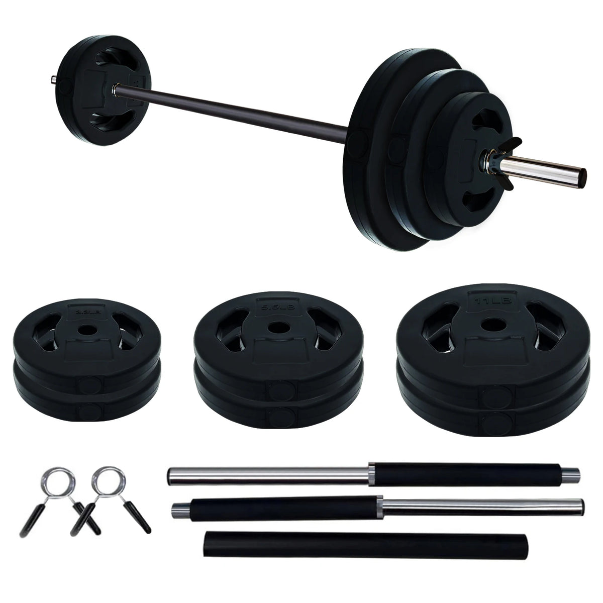 Twister.Ck Adjustable Barbell Free Weights Set for Home Gym