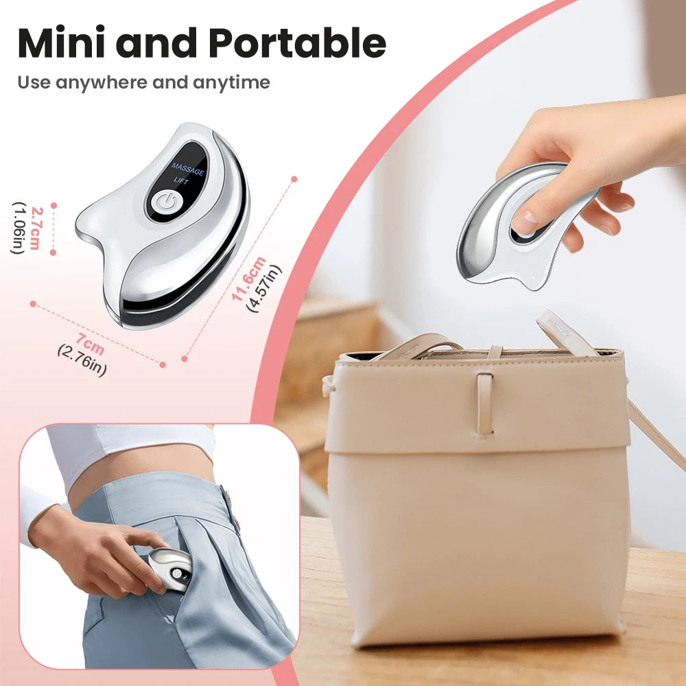Hailicare Heated Gua Sha Facial Massager With Vibration