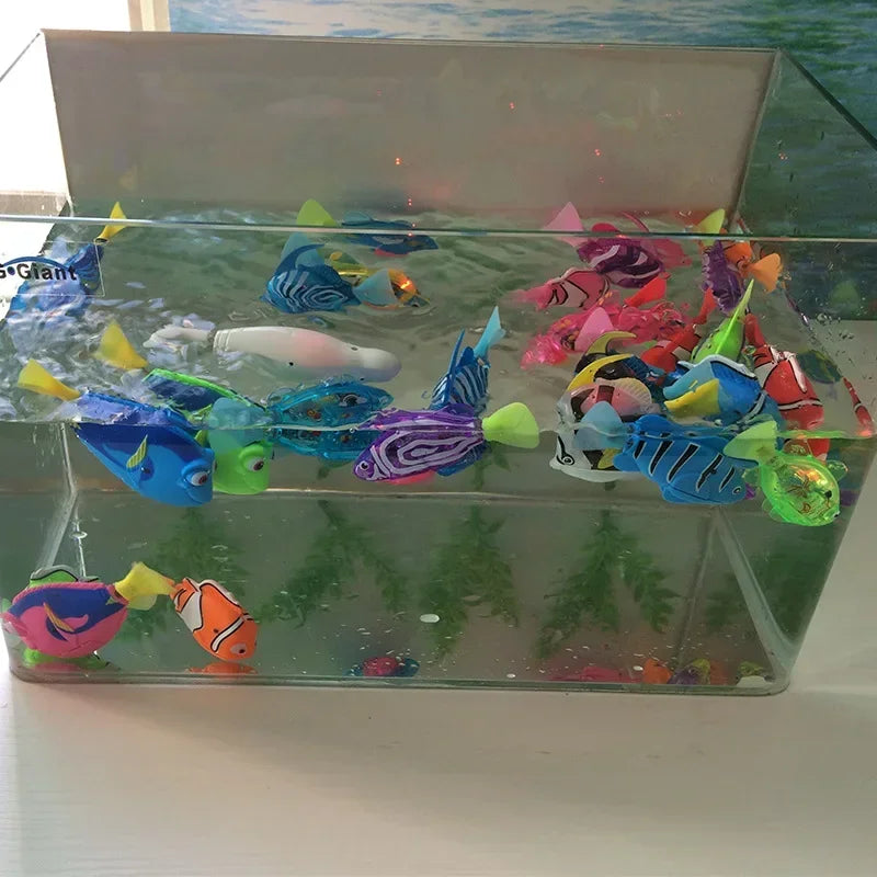 LED Interactive Cat Toy Swimming Robot Fish Stimulates Hunter Instincts