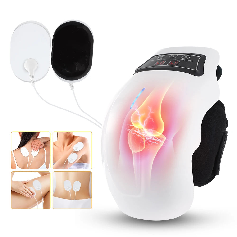 Hailicare Wireless Heated Knee Massager With Infrared Air Compression