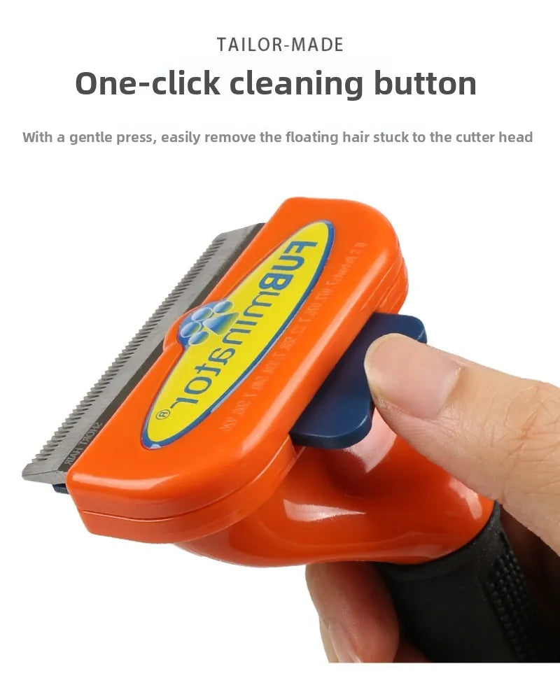Professional Pet Grooming Brush For Dogs And Cats Deshedding Tool