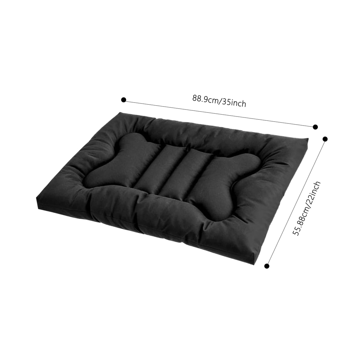 Durable Chew Proof Dog Bed For Large Dogs Waterproof Mat