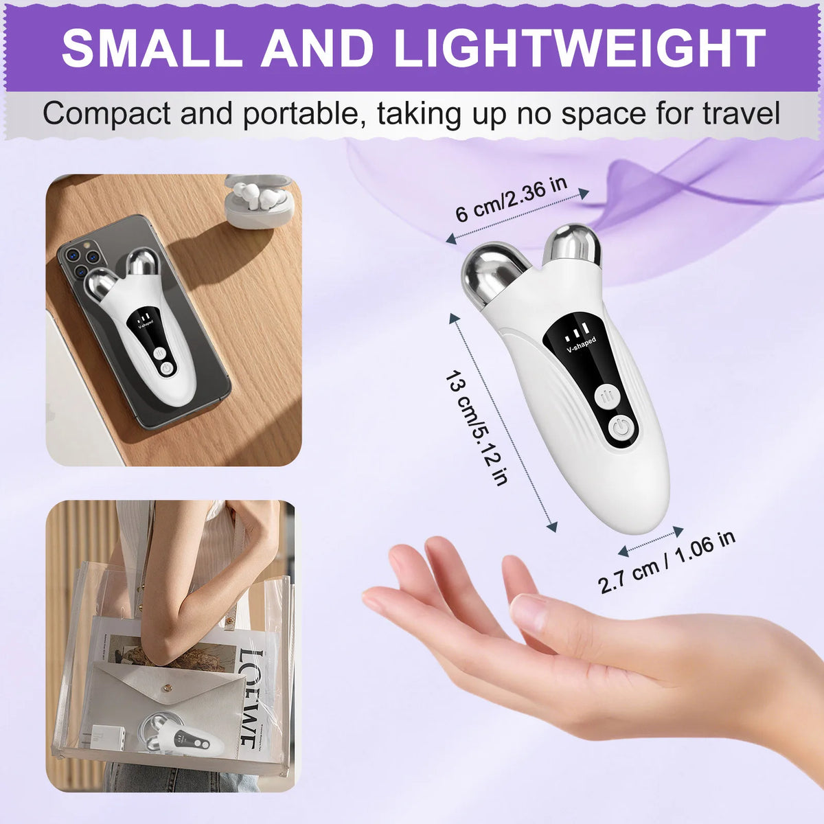 Cloud Prime Electric Roller Massager for Face and Neck Care