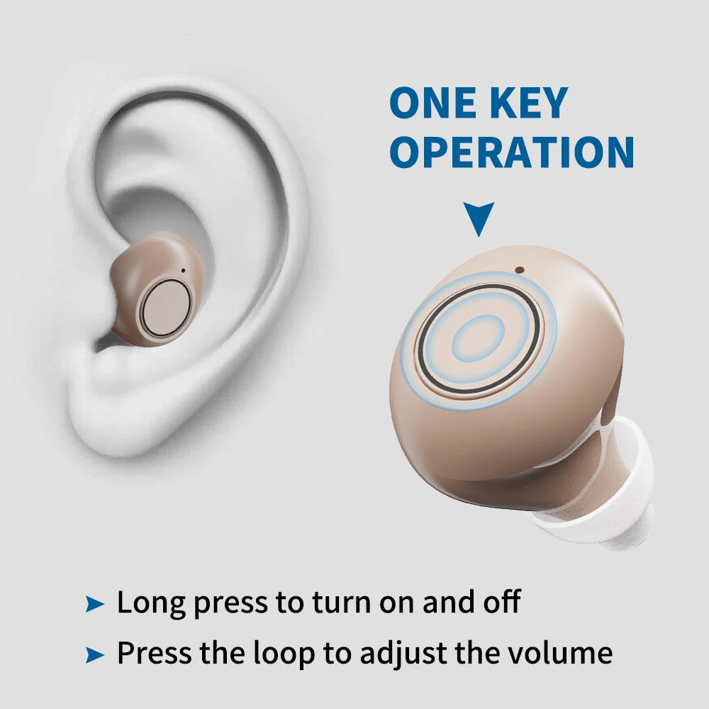 JINGHAO Hearing Aids Rechargeable Sound Amplifier For Elderly Gift