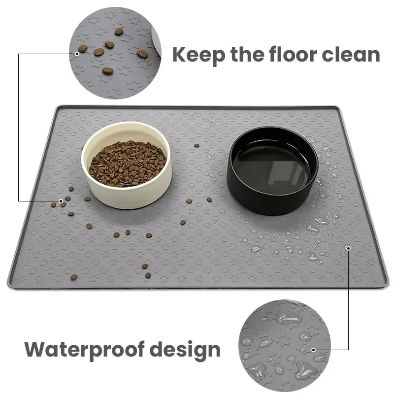 Stainless Cat Bowls In 1 Elevated Feeder Tilted 15 Degree