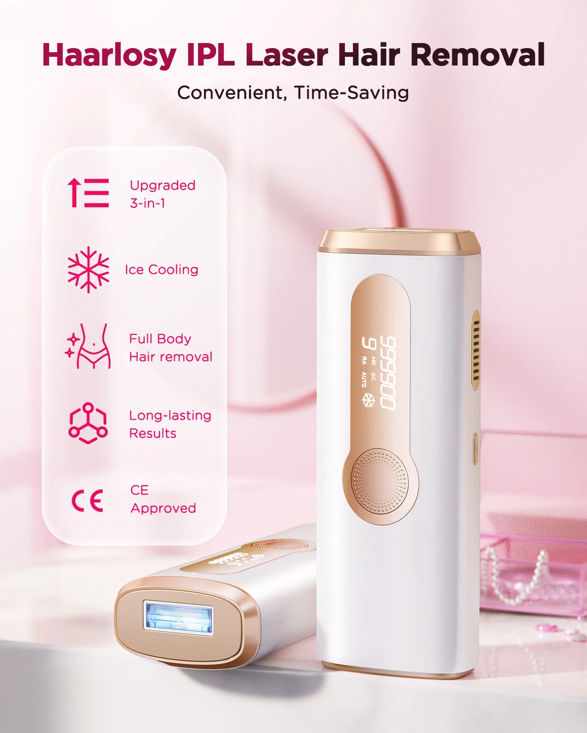 Totmizby IPL Laser Epilator Painless Permanent Hair Remover