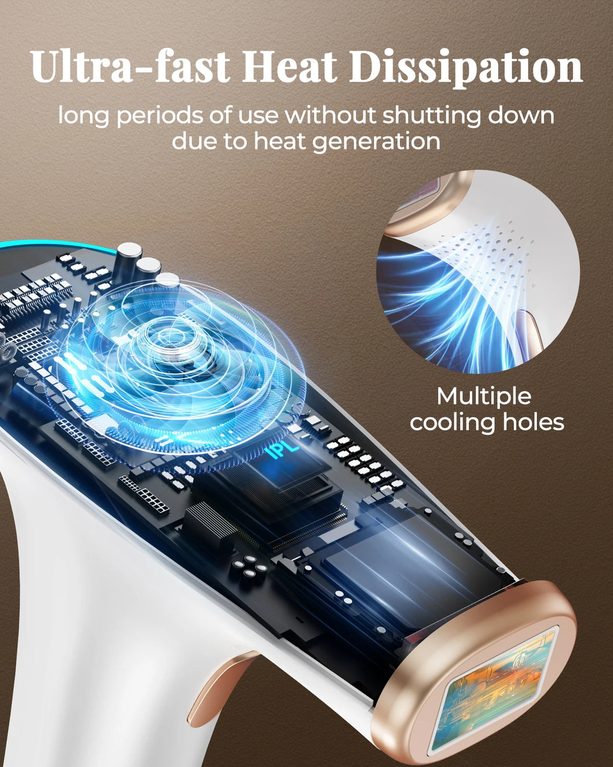 Totmizby Ipl Hair Removal Device For Whole Body And Facial Use