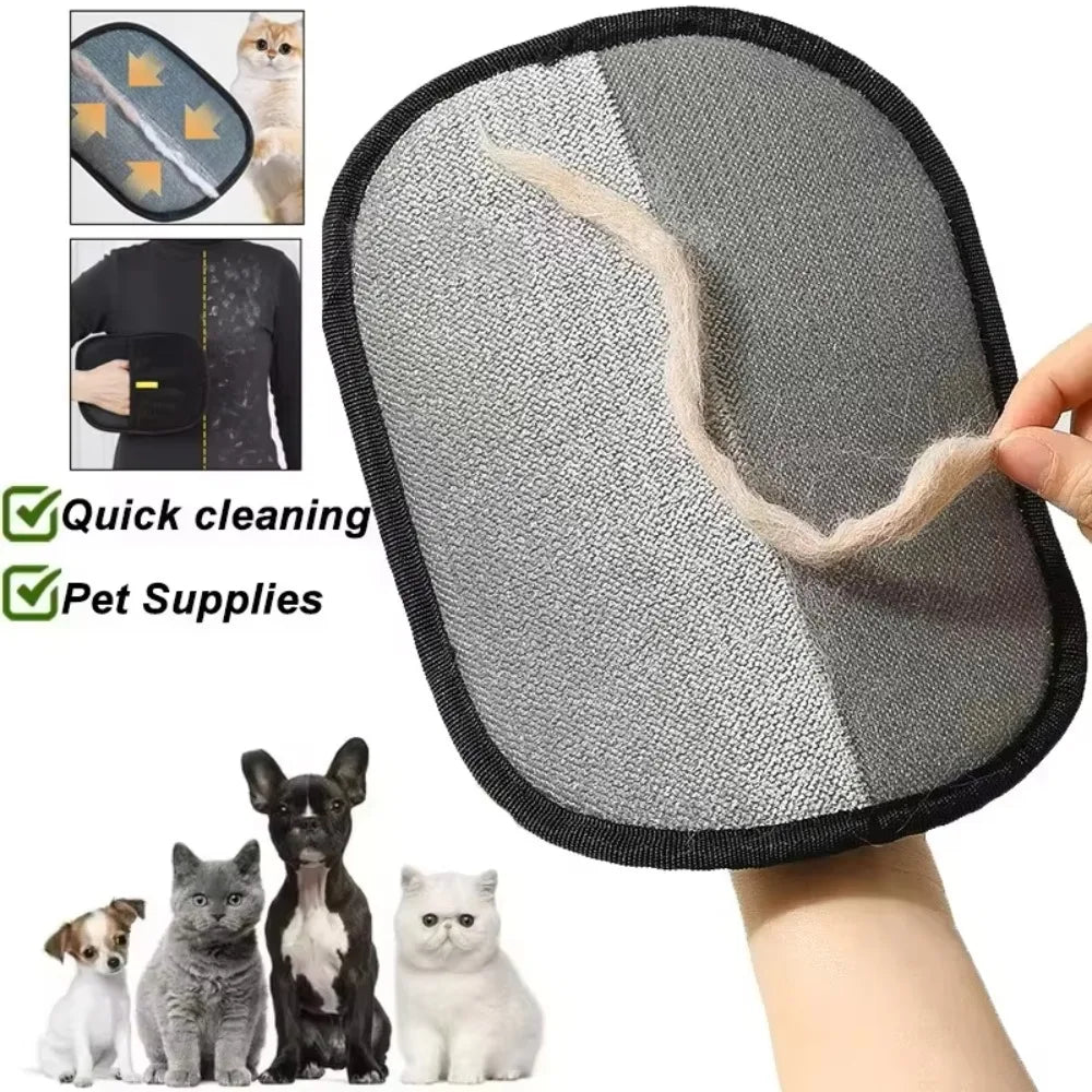 Pet Deshedding Grooming Gloves for Dogs Cats and Rabbits