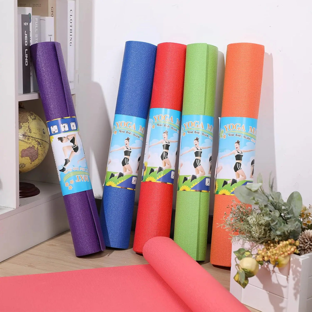 Professional Non Slip Yoga And Exercise Fitness Workout Mats