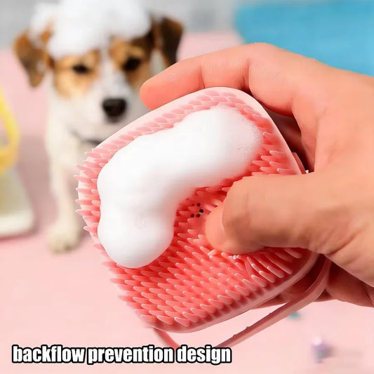 Soft Silicone Pet Massage Gloves For Dog And Cat Grooming