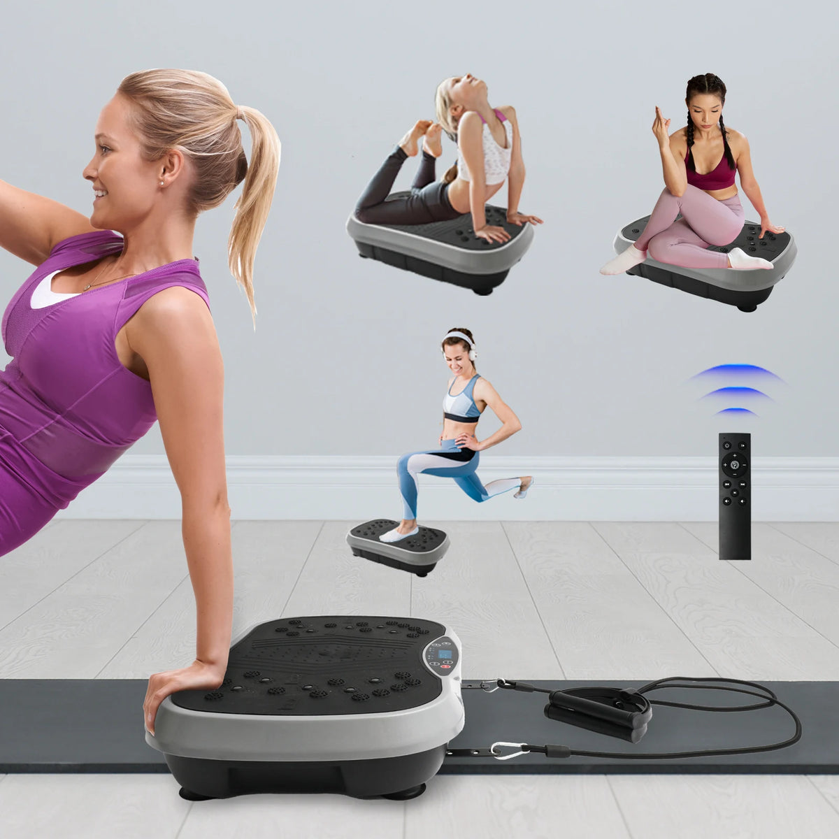 Vibration Plate Exercise Machine Whole Body Workout