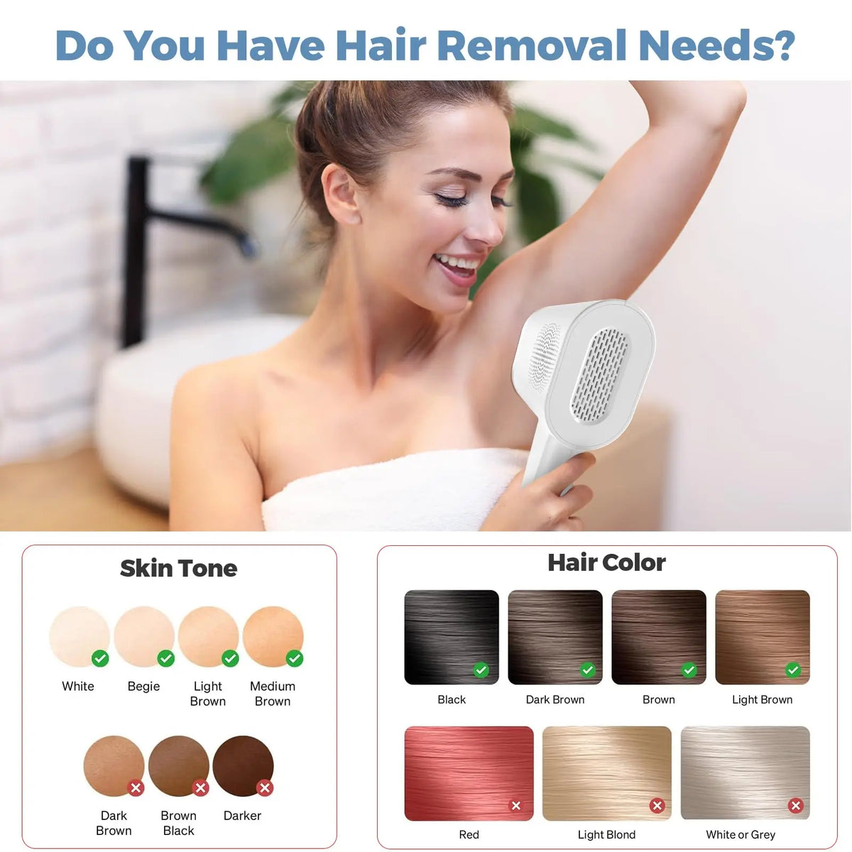 Advanced Hair Removal Epilator Device With Integrated Cooling System