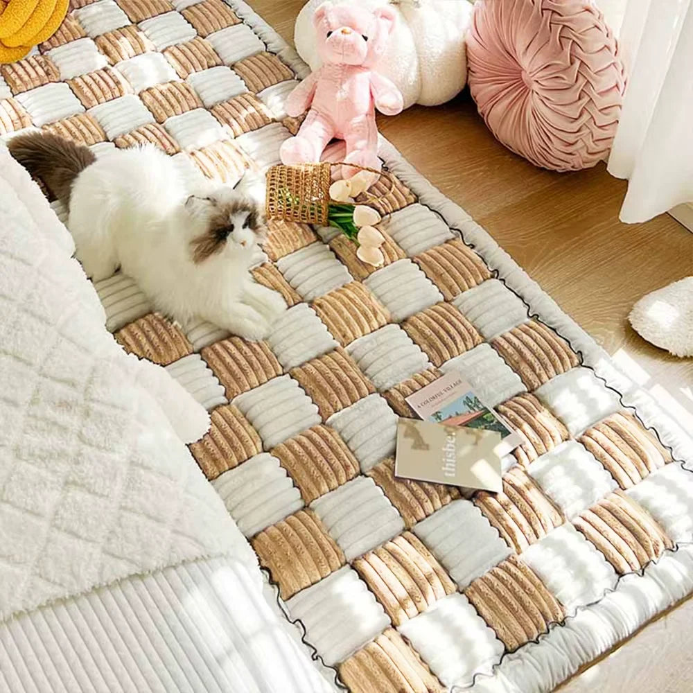 Warm Car Seat Dog Bed Mat With Anti-Slip Washable Cushion