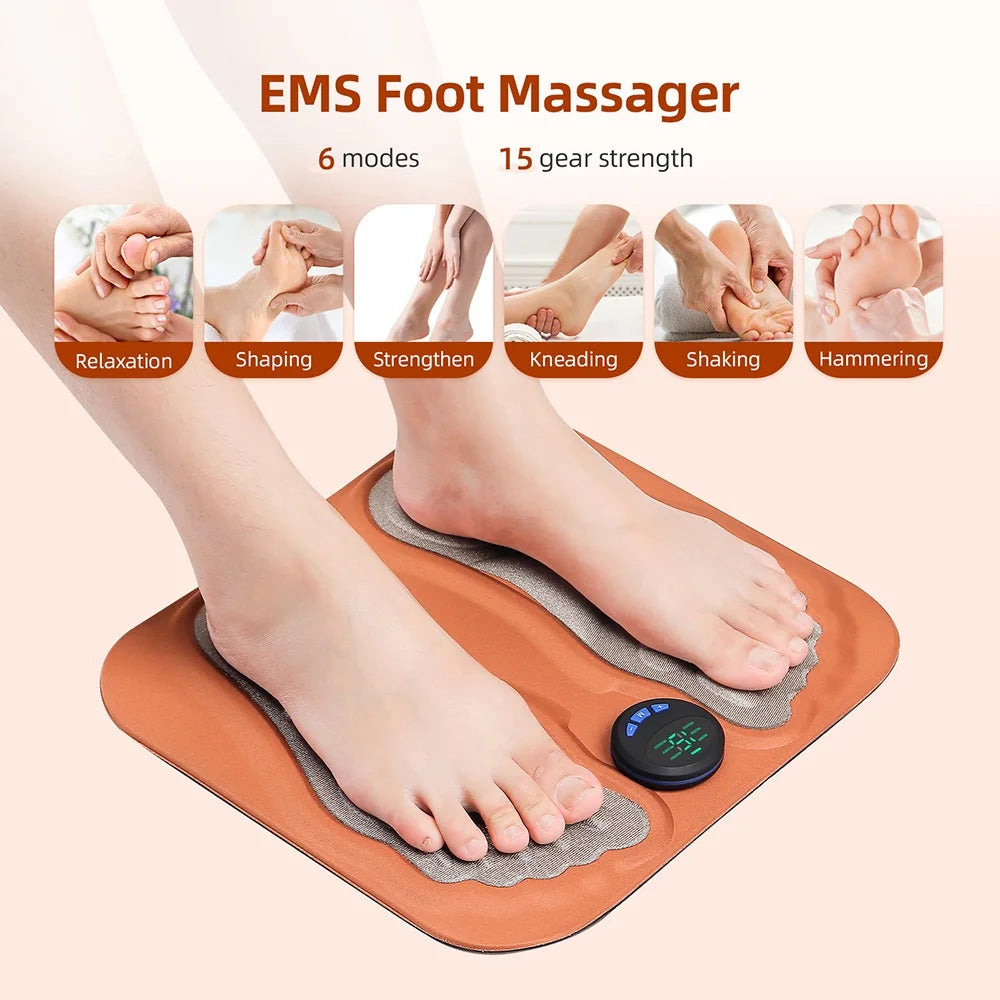 Foreverlily Rechargeable Foot Massager Pad With Remote Control