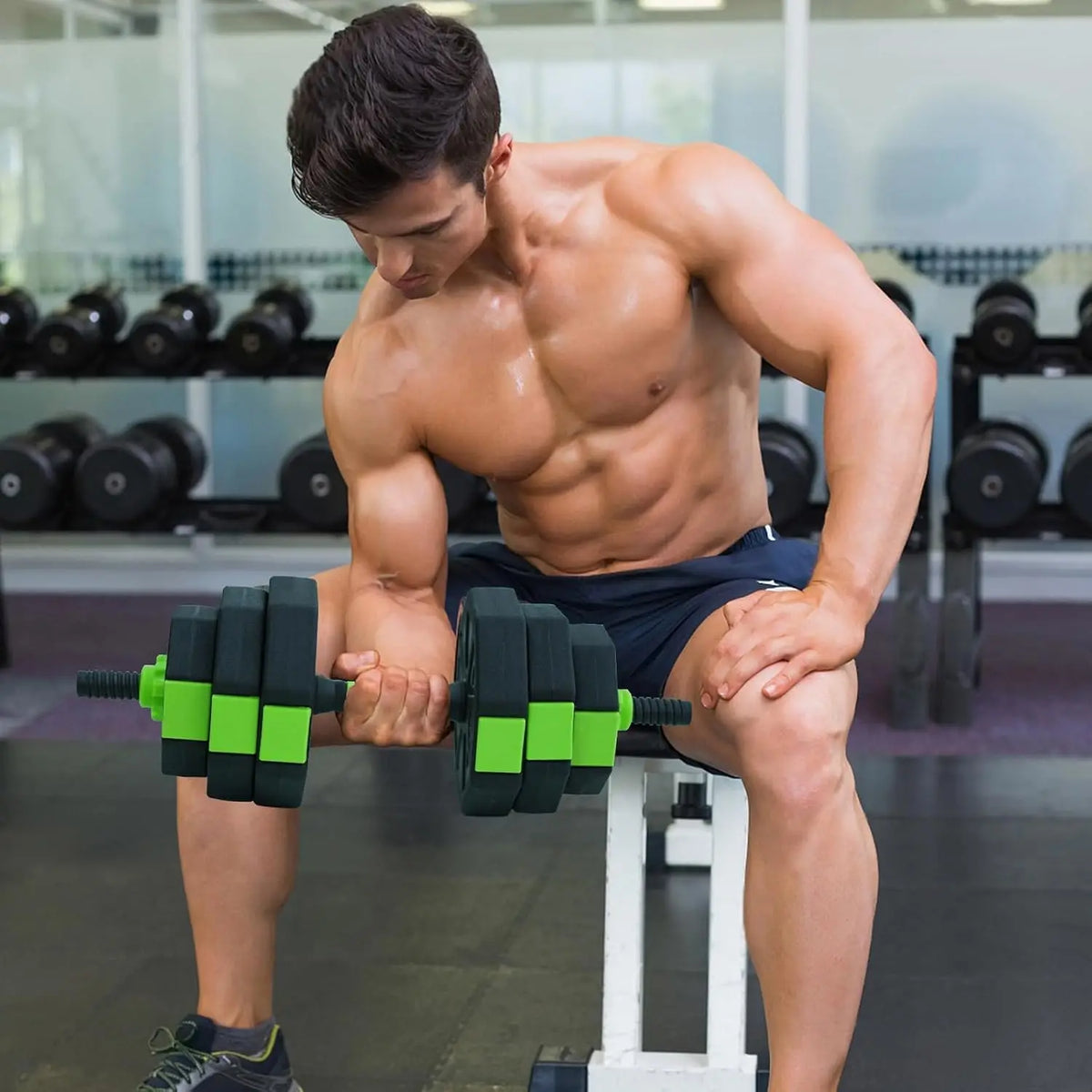 Adjustable Dumbbell Set for Strength Training and Home Gym Workouts