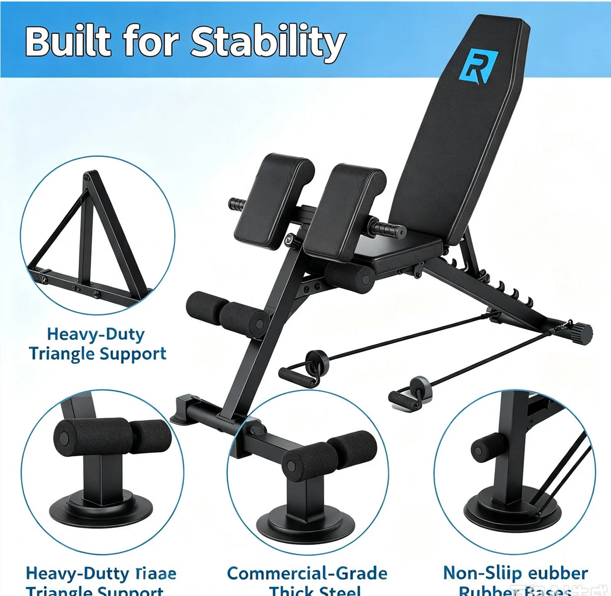 Commercial Steel Roman Chair Bench For Home Core Strength Training