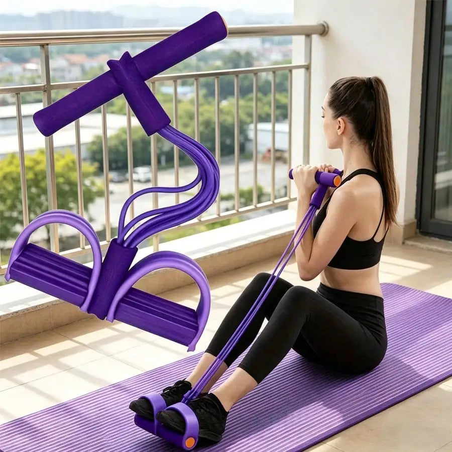 Upgraded High Tension Fitness Resistance Bands With Durable Ergonomic Design