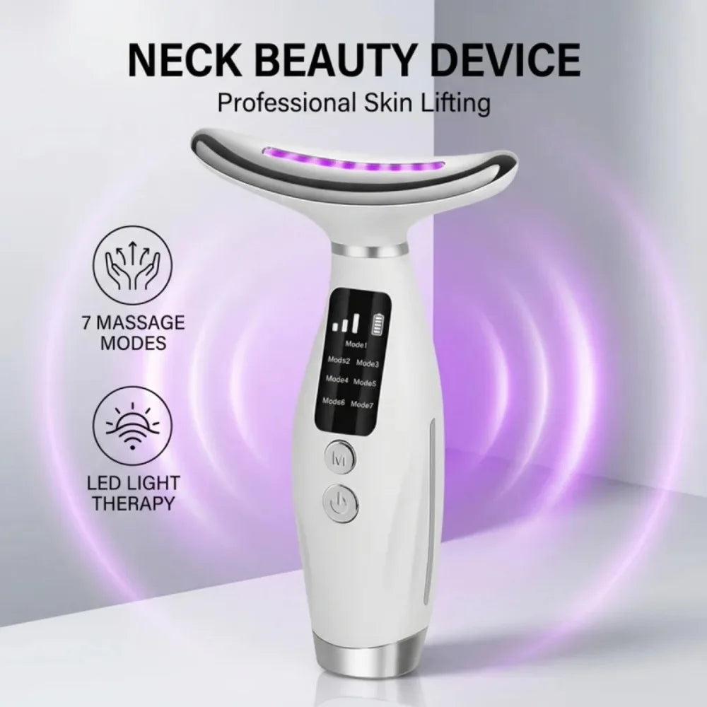 Hailicare Led Photon Therapy Neck Facial Lifting Massager